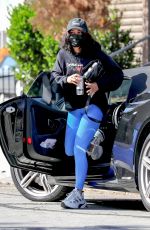VANESSA HUDGENS Leaves a Gym in Los Angeles 04/08/2021