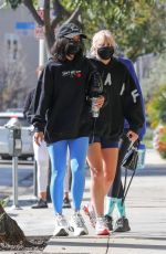 VANESSA HUDGENS Leaves a Gym in Los Angeles 04/08/2021