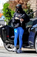 VANESSA HUDGENS Leaves a Gym in Los Angeles 04/08/2021