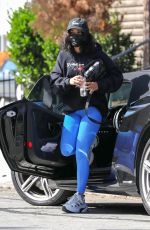VANESSA HUDGENS Leaves a Gym in Los Angeles 04/08/2021