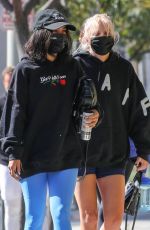 VANESSA HUDGENS Leaves a Gym in Los Angeles 04/08/2021