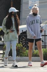 VANESSA HUDGENS Leaves a Morning Workout Session in Los Angeles 04/05/2021