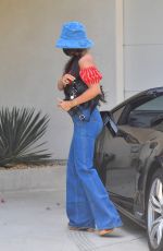 VANESSA HUDGENS Out Driving in Her Lamborghini in West Hollywood 04/03/2021