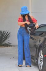 VANESSA HUDGENS Out Driving in Her Lamborghini in West Hollywood 04/03/2021