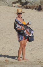 VANESSA MINNILLO in Swimsuit at a Beach in Cabo San Lucas 04/06/2021