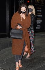 VICKY PATTISON Leaves Livello Bar in Newcastle 04/16/2021