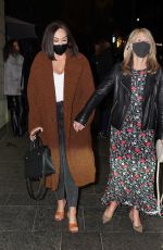 VICKY PATTISON Leaves Livello Bar in Newcastle 04/16/2021