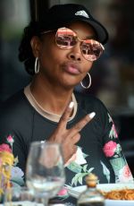 VIVICA A FOX Out for Lunch at Via Alloro Italian Restaurant in Beverly Hills 04/23/2021