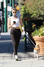 WALLIS DAY Out with Her Dog in Vancouver 04/18/2021
