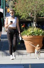WALLIS DAY Out with Her Dog in Vancouver 04/18/2021