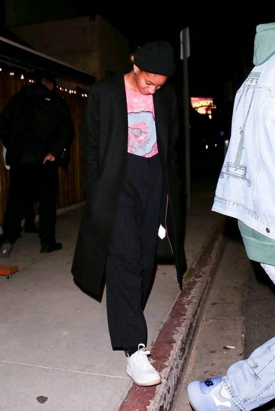 WILLOW SMITH Night Out in West Hollywood 04/19/2021