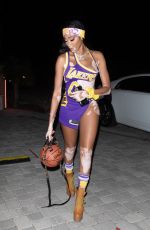 WINNIE HARLOW Arrives at a Birthday Party in Los Angeles 04/02/2021