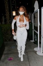 WINNIE HARLOW Out for Dinner in Beverly Hills 04/27/2021