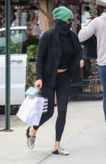 YOLANDA HADID Arrives at Gigi