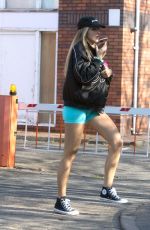 ZARA MCDERMOTT Out Jogging in London 04/19/2021