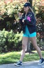 ZARA MCDERMOTT Out Jogging in London 04/19/2021