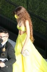 ZENDAYA Arrives at 2021 Oscars in Los Angeles 04/25/2021
