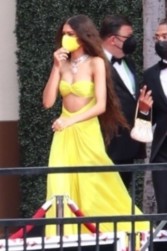 ZENDAYA Arrives at 2021 Oscars in Los Angeles 04/25/2021