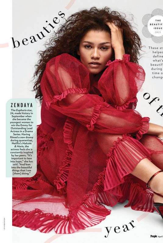 ZENDAYA in People Magazine, Beautiful Issue 2021