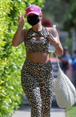 ADDISON RAE Arrives at Pilates Class in West Hollywood 05/12/2021