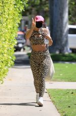 ADDISON RAE Arrives at Pilates Class in West Hollywood 05/12/2021