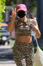 ADDISON RAE Arrives at Pilates Class in West Hollywood 05/12/2021
