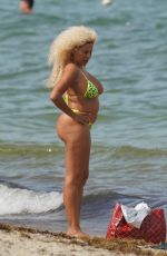 AFIDA TURNER in Bikini at a Beach in Miami 05/30/2021