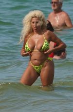 AFIDA TURNER in Bikini at a Beach in Miami 05/30/2021