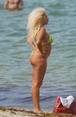 AFIDA TURNER in Bikini at a Beach in Miami 05/30/2021