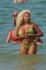 AFIDA TURNER in Bikini at a Beach in Miami 05/30/2021