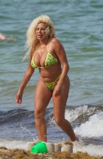 AFIDA TURNER in Bikini at a Beach in Miami 05/30/2021