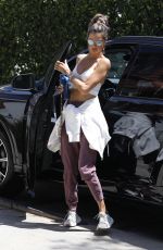 ALESSANDRA AMBROSIO and LUDI DELFINO Leaves Pilates Class in West Hollywood 05/04/2021