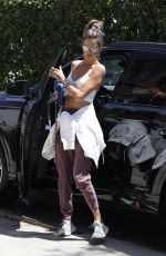 ALESSANDRA AMBROSIO and LUDI DELFINO Leaves Pilates Class in West Hollywood 05/04/2021