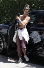 ALESSANDRA AMBROSIO and LUDI DELFINO Leaves Pilates Class in West Hollywood 05/04/2021