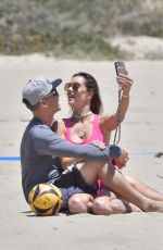 ALESSANDRA AMBROSIO and Richard Lee Out at a Beach in Santa Monica 05/23/2021