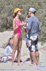 ALESSANDRA AMBROSIO and Richard Lee Out at a Beach in Santa Monica 05/23/2021