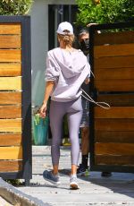 ALESSANDRA AMBROSIO Arrives for a Workout in Los Angeles 04/30/2021