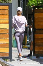 ALESSANDRA AMBROSIO Arrives for a Workout in Los Angeles 04/30/2021