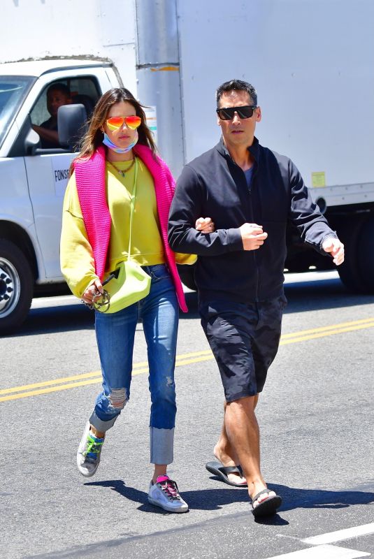 ALESSANDRA AMBROSIO at a Lucnh Date in Los Angeles 05/22/2021