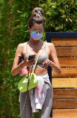 ALESSANDRA AMBROSIO at a Private Gym in Beverly Hills 05/20/2021