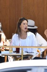 ALESSANDRA AMBROSIO at Bottega Louie in West Hollywood 05/18/2021