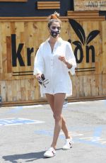 ALESSANDRA AMBROSIO at Kreation Organic Juicery in Santa Monica 05/02/2021