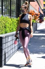 ALESSANDRA AMBROSIO Heading to Pilates Class in Los Angeles 05/24/2021