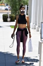 ALESSANDRA AMBROSIO Heading to Pilates Class in Los Angeles 05/24/2021