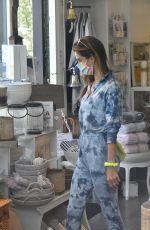 ALESSANDRA AMBROSIO in Tie-dye Jumpsuit Out Shopping in Brentwood 05/19/2021