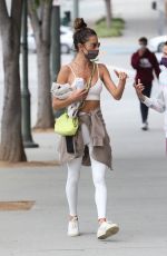 ALESSANDRA AMBROSIO Leaves Pilates Class in Los Angeles 05/10/2021