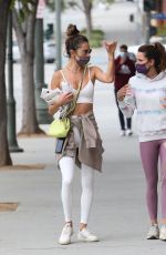 ALESSANDRA AMBROSIO Leaves Pilates Class in Los Angeles 05/10/2021