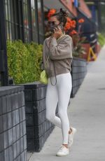 ALESSANDRA AMBROSIO Leaves Pilates Class in Los Angeles 05/10/2021