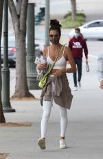 ALESSANDRA AMBROSIO Leaves Pilates Class in Los Angeles 05/10/2021