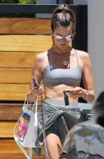 ALESSANDRA AMBROSIO Leaves Pilates Class in West Hollywood 05/25/2021